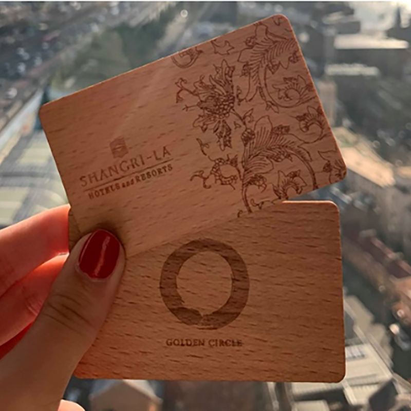 يستخدم فندق Shangri-la في سيدني بطاقات خشبية RFID بدلا من بطاقات الغرفة البلاستيكية